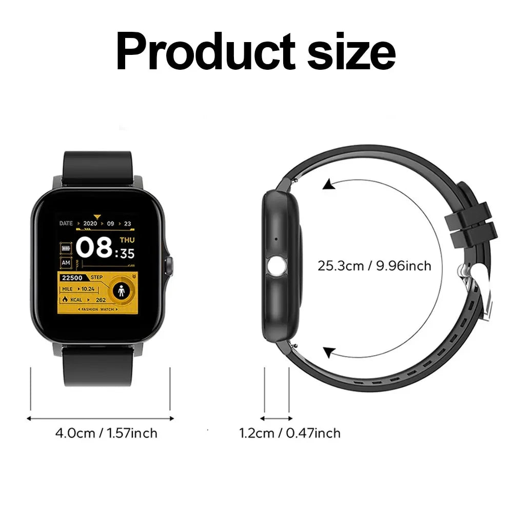 SyncFit SmartWatch – Bluetooth, Fitness Tracking, Calls & Texts