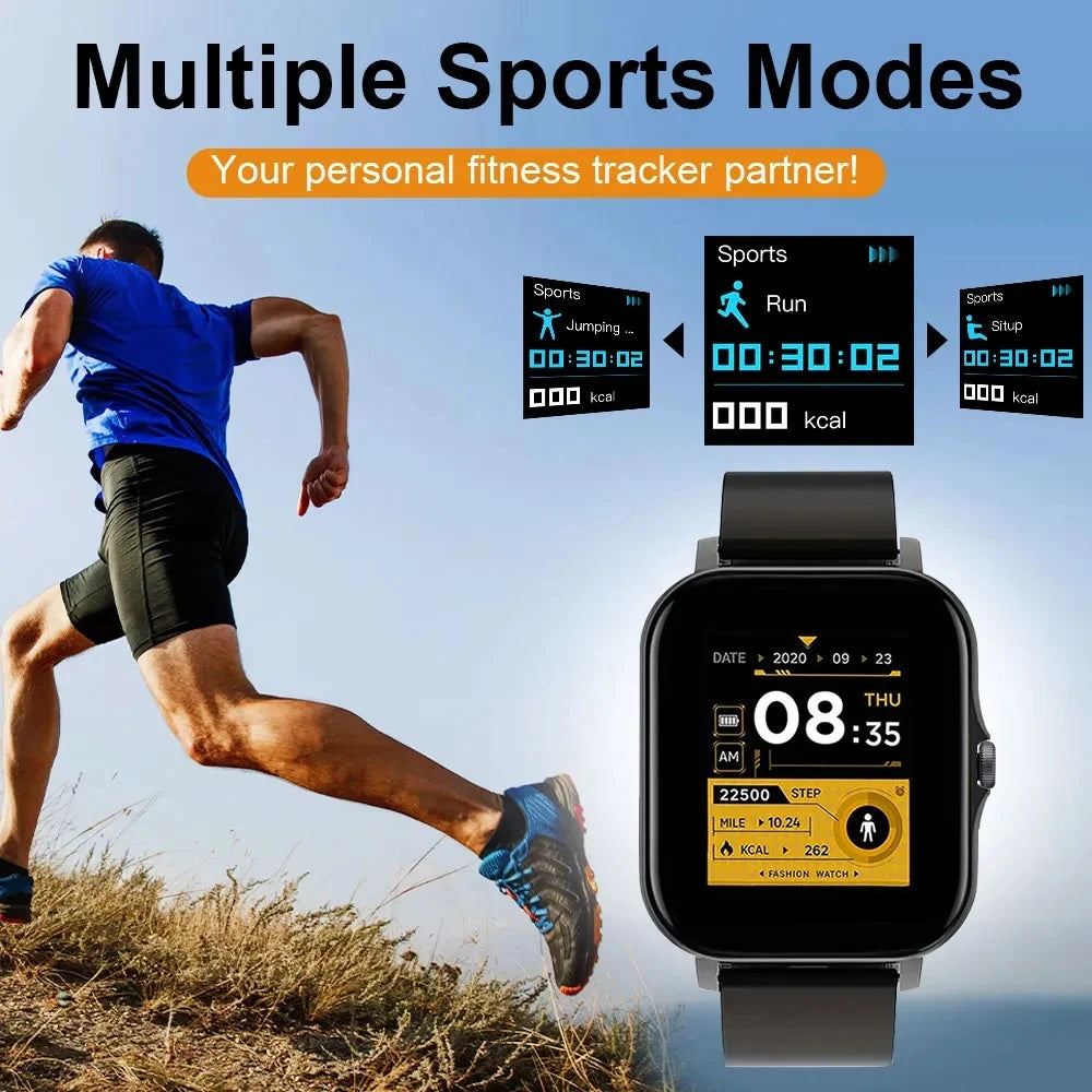 SyncFit SmartWatch – Bluetooth, Fitness Tracking, Calls & Texts